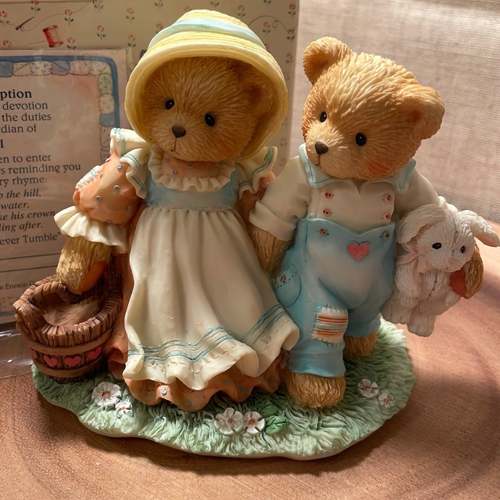 Cherished teddies collectibles. Jack and Jill.